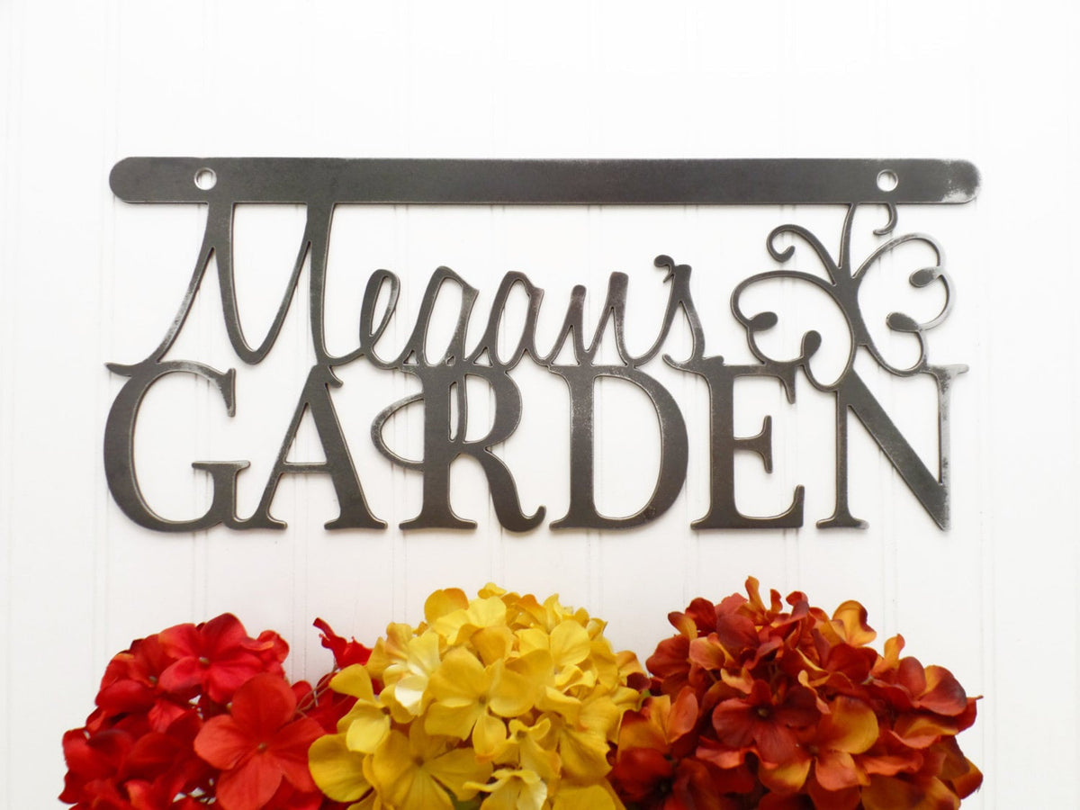 Metal Wall Hanging, Metal Sign, Personalized Gift, Garden Sign, Metal Wall Art, Metal Garden Sign, Wall Decor, Laser Cut Metal Signs Custom Gift Ideas