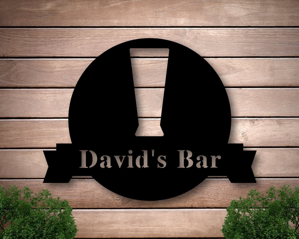 Personalized Bar Theme Sign,custom Bar Theme Sign,drink Sign,metal Family Name Sign For Bar, Metal Beer Lover Gift,last Name Sign,beer Decor, Laser Cut Metal Signs Custom Gift Ideas