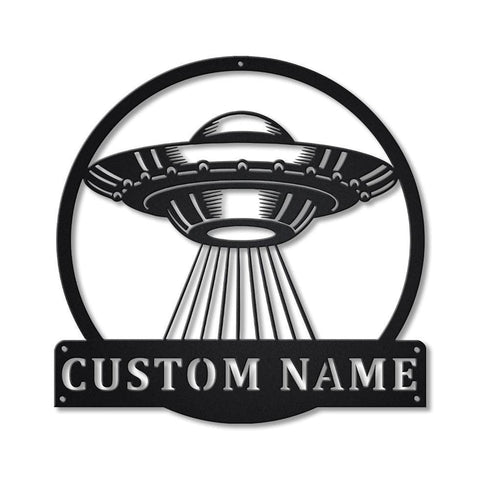 Personalized Ufo Metal Sign Art, Custom Ufo Metal Sign, Ufo Gifts Funny, Hobbie Gift, Birthday Gift, Laser Cut Metal Signs Custom Gift Ideas