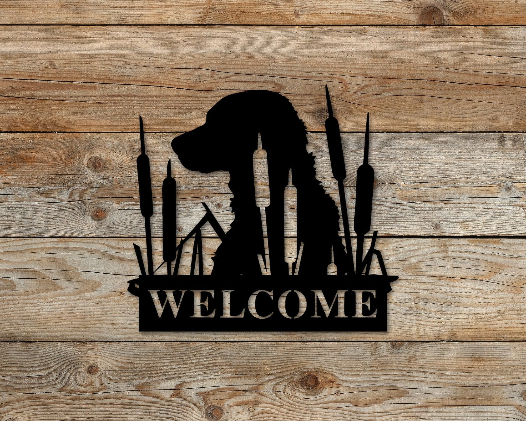 Duck Hunting Sign, Dog Duck Hunting Sign, Duck Hunter Gift, Duck Welcome Sign, Dog Welcome Sign, Personalized Welcome Sign, Welcome Sign, Laser Cut Metal Signs Custom Gift Ideas