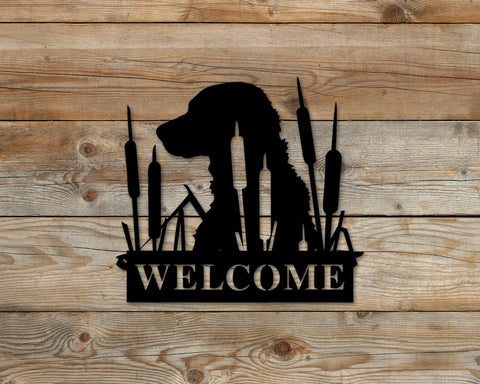 Duck Hunting Sign, Dog Duck Hunting Sign, Duck Hunter Gift, Duck Welcome Sign, Dog Welcome Sign, Personalized Welcome Sign, Welcome Sign, Laser Cut Metal Signs Custom Gift Ideas