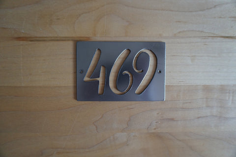 Aeticon PrintPrint Rectangle Address Sign, Custom Address, Custom Metal Signs, Metal Address Sign, Personalized Address, Outdoor Address Sign, Address Numbers Laser Cut Metal Signs Custom Gift Ideas