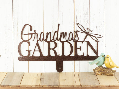 Custom Garden Sign Metal Outdoor Decor, Personalized Sign, Garden Decor, Metal Garden Art, Garden Plaque, Name Sign, Dragonfly, Laser Cut Metal Signs Custom Gift Ideas