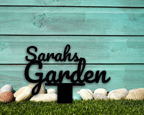 Custom Name Sign, Metal Garden Sign, Garden Sign, Metal Sign, Personalized Gift Sign, Custom Garden Sign, Gift For Her, Personalized Gifts, Metal Laser Cut Metal Signs Custom Gift Ideas