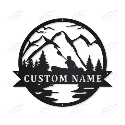 Great Outdoor Kayak Camping Personalized Metal Wall Decor, Cut Metal Sign, Metal Wall Art, Metal House Sign, Metal Laser Cut Metal Signs Custom Gift Ideas