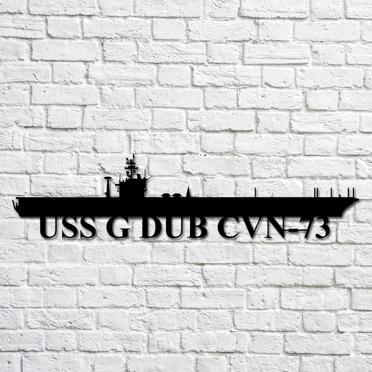 Aeticon PrintPrint Uss G Dub Cvn73 Navy Ship Metal Art, Custom Us Navy Ship Cut Metal Sign, Gift For Navy Veteran, Navy Ships Silhouette Metal Art, Navy Home Decor Laser Cut Metal Signs Custom Gift Ideas