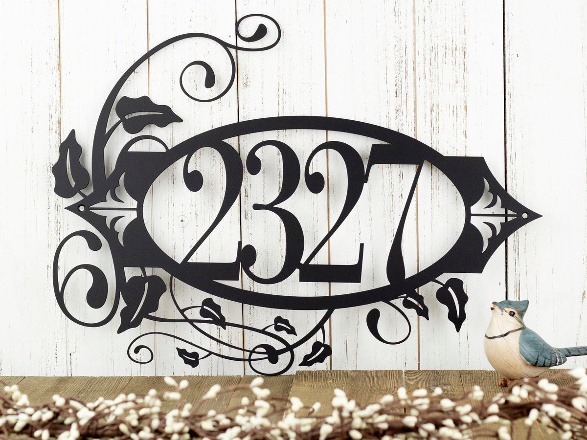 House Number Metal Sign, Address Sign, Address Plaque, Outdoor Sign, Custom Sign, House Numbers, Custom Metal Sign, Personalized Sign, Laser Cut Metal Signs Custom Gift Ideas