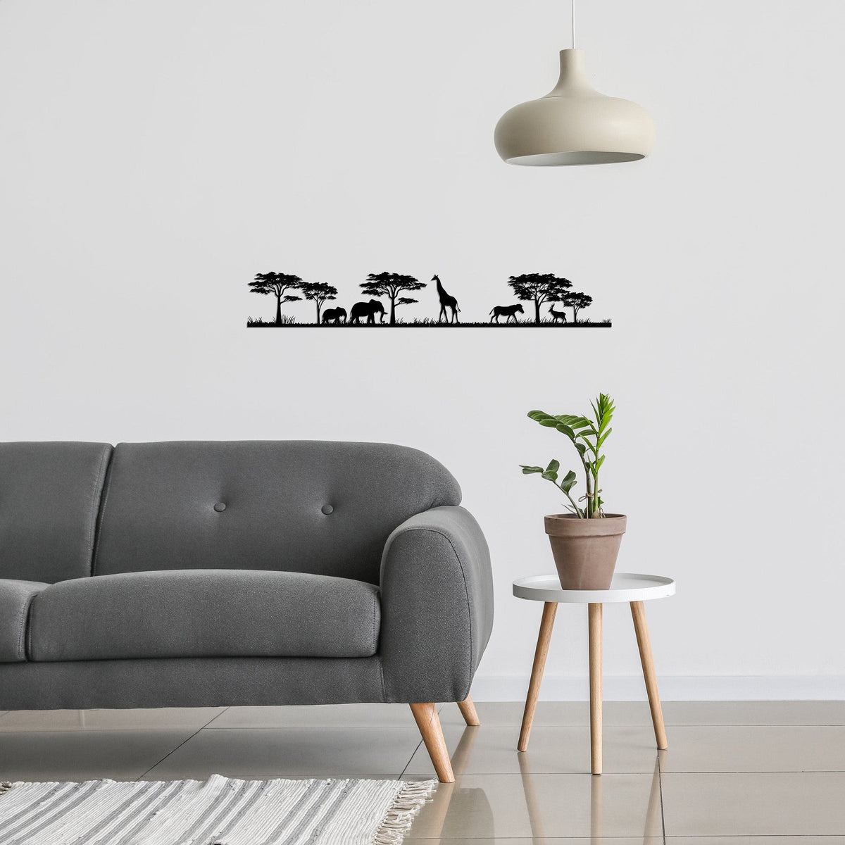 Metal Safari Animals Wall Art, Metal Wall Decor, Animals Metal Wall Art, Office Living Room Bedroom Wall Decor, Metal Wall Hangings, Metal Laser Cut Metal Signs Custom Gift Ideas
