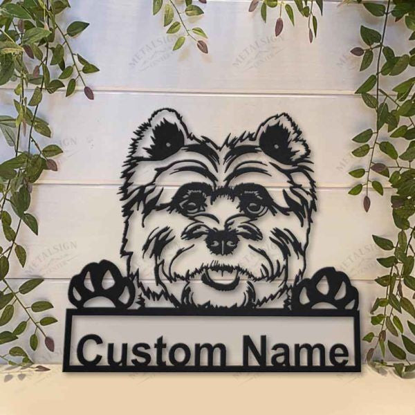 Cairn Terrier Dog Personalized Metal Wall Decor, Cut Metal Sign, Metal Wall Art, Metal House Sign, Metal Laser Cut Metal Signs Custom Gift Ideas