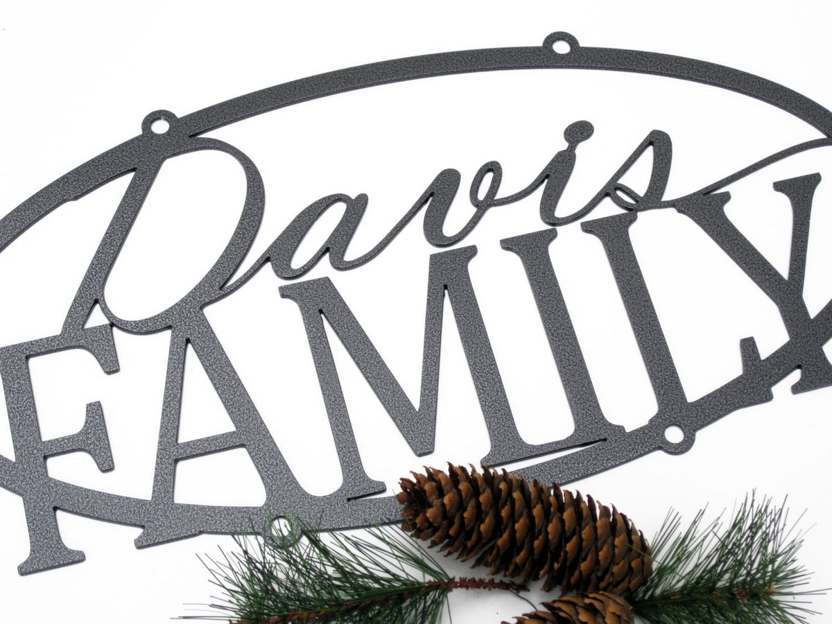 Custom Metal Outdoor Name Sign Silver, Personalized Wedding Gift, Family Name Signs,outdoor Sign, House Sign, Name, Laser Cut Metal Signs Custom Gift Ideas