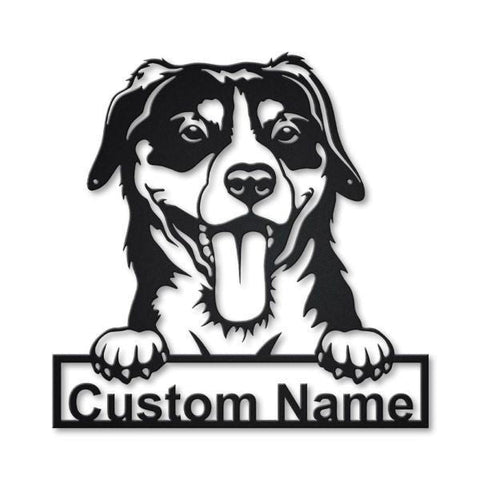 Entlebucher Mountain Dog Personalized Metal Wall Decor, Cut Metal Sign, Metal Wall Art, Metal House Sign, Metal Laser Cut Metal Signs Custom Gift Ideas