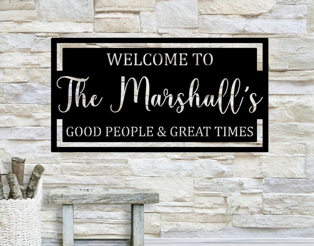 Personalized Patio Wall Art, Outdoor Wall Decor, Metal Wall Decor, Patio Decor, Personalized Home Decor, Metal Wall Art, Laser Cut Metal Signs Custom Gift Ideas
