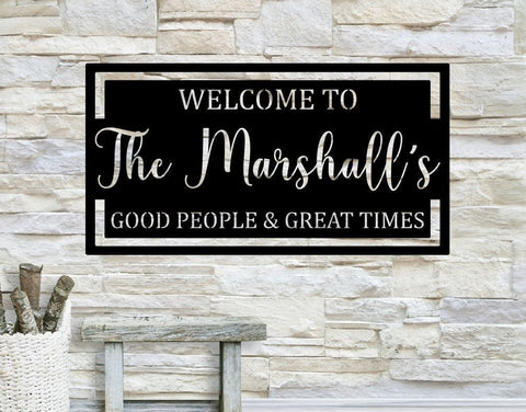 Personalized Patio Wall Art, Outdoor Wall Decor, Metal Wall Decor, Patio Decor, Personalized Home Decor, Metal Wall Art, Laser Cut Metal Signs Custom Gift Ideas