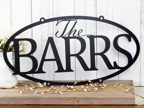 Family Last Name Metal Sign, Custom Sign, Personalized Sign, Wedding Gift, Family Name Sign, Outdoor Sign, Metal Wall Art, Steel Sign, Laser Cut Metal Signs Custom Gift Ideas