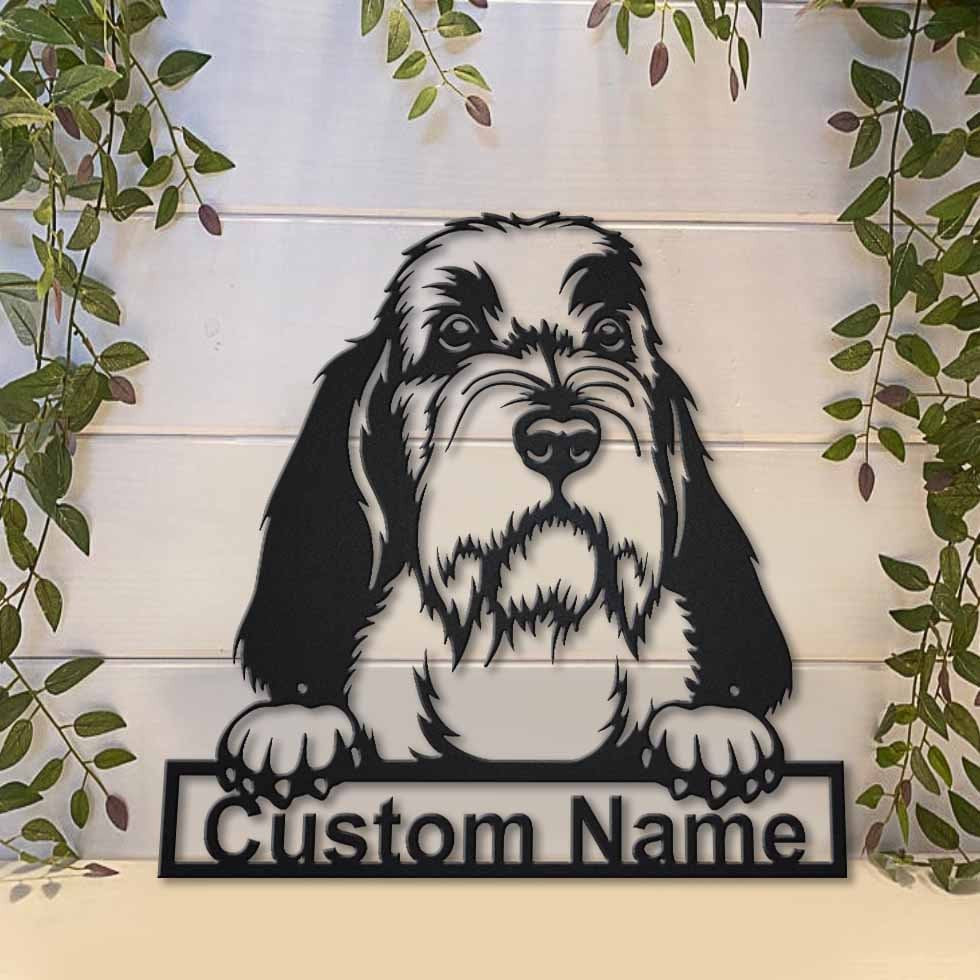 Personalized Petit Basset Griffon Vend\u00e9en Dog Metal Sign Art, Custom Petit Basset Griffon Vend\u00e9en Dog Metal Sign, Dog Gift, Animal Funny, Laser Cut Metal Signs Custom Gift Ideas