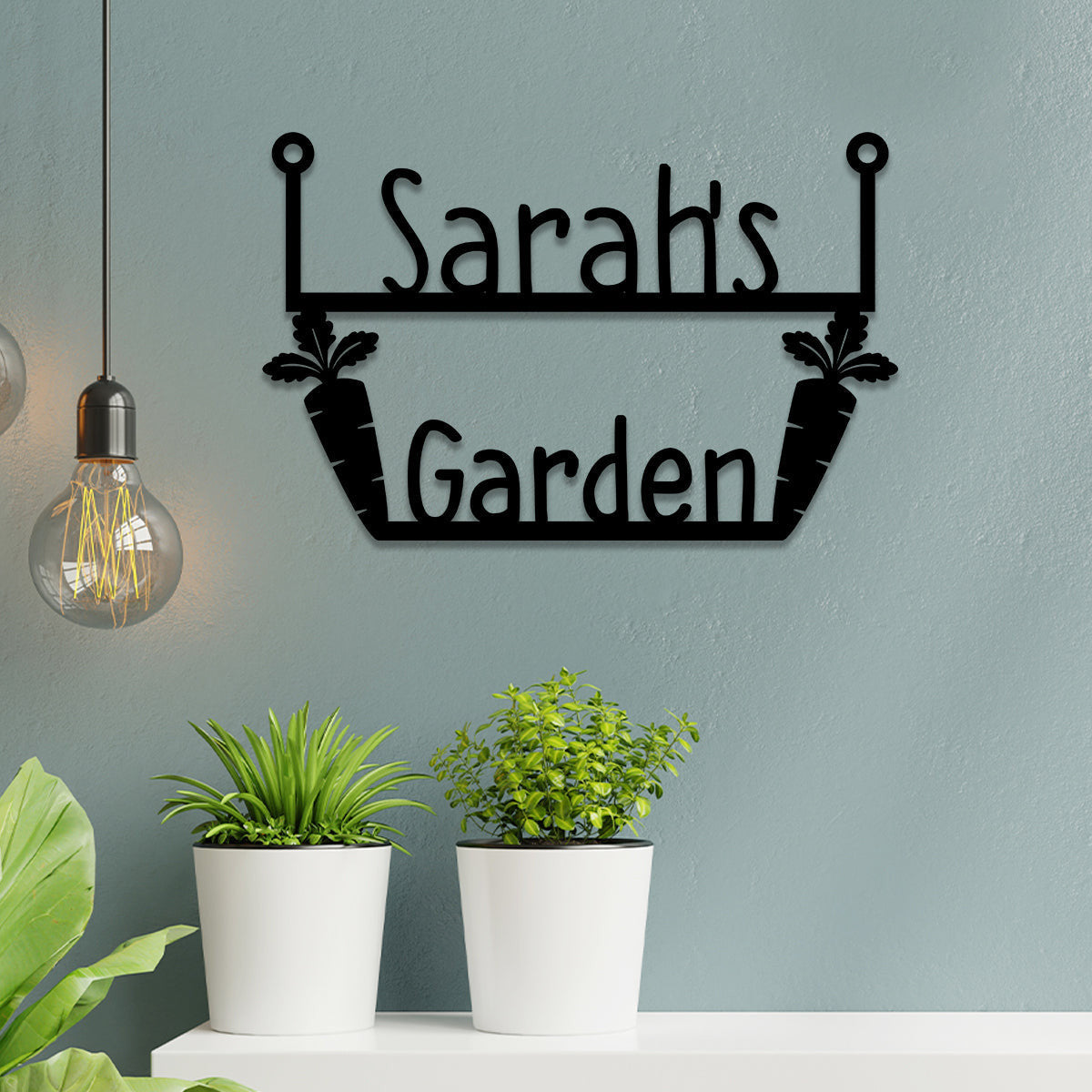 Personalized Carrots Metal Garden Sign, Stake, Decor, Wedding, Anniversary Art Gift For Her, Gardening Lovers, Metal Laser Cut Metal Signs Custom Gift Ideas