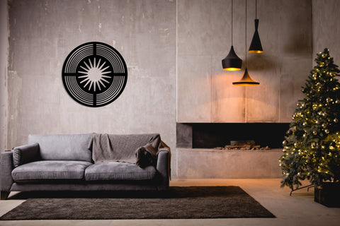 Sunlight Metal Wall Art, Large Metal Wall Decor, Wall Hangings, Metal Wall Signs, Housewarming Gift, Metal Laser Cut Metal Signs Custom Gift Ideas