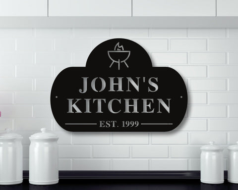 Black Friday Sale, Personalized Fathers Day Gift Personalized Gift For Him Husband Gift Custom Bbq Sign Metal Decor Sign Personalized, Laser Cut Metal Signs Custom Gift Ideas