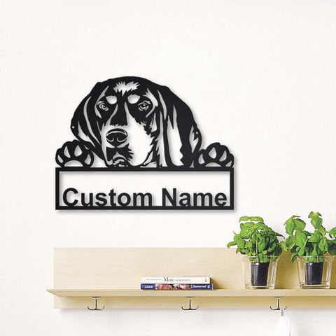 Personalized Bluetick Coonhound Metal Sign Art, Custom Bluetick Coonhound Metal Sign, Dog Gift, Birthday Gift, Animal Funny, Laser Cut Metal Signs Custom Gift Ideas