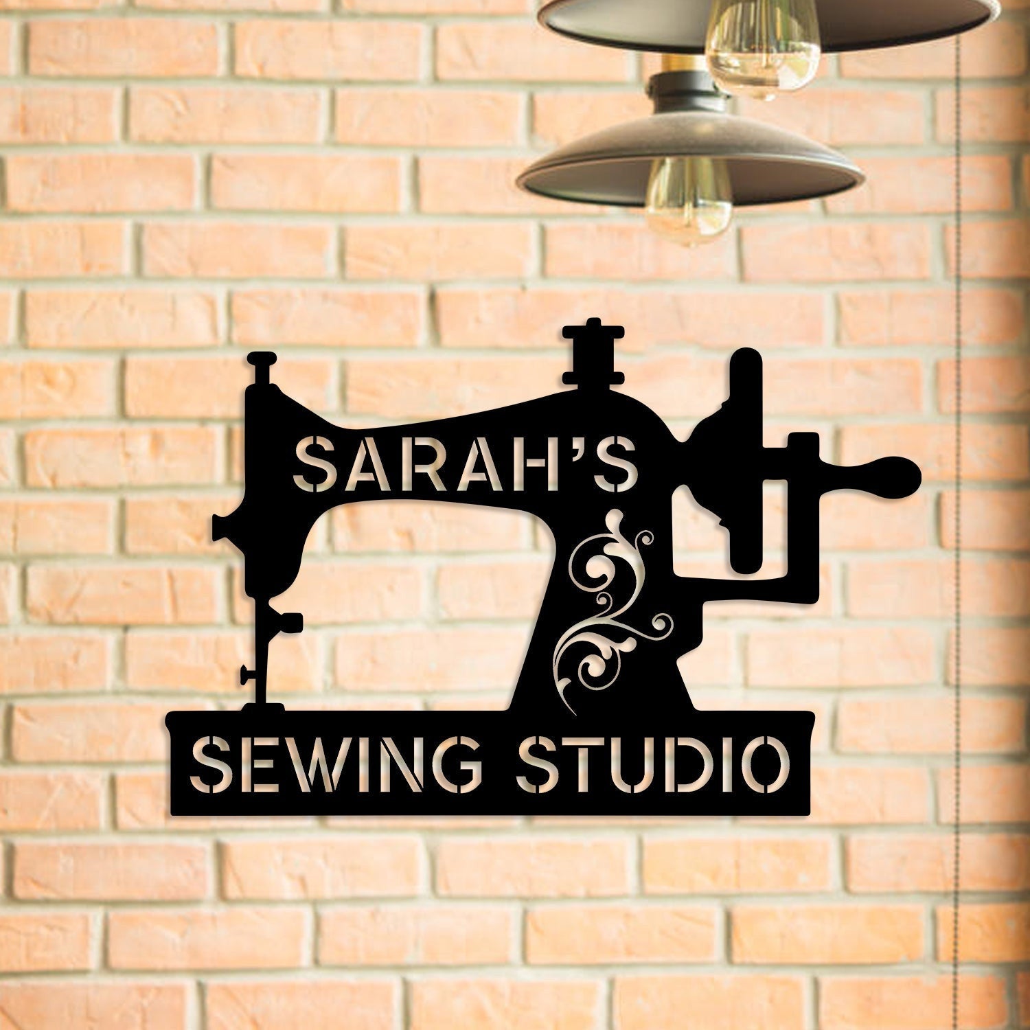 Sewing Machine Metal Sign, Custom Sewing Room Metal Art, Wedding, Anniversary Gift For Her, Mother, Grandma, Metal Laser Cut Metal Signs Custom Gift Ideas