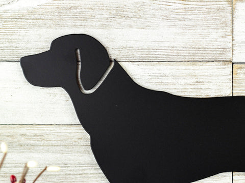 Labrador Retriever Custom Metal Sign, Outdoor Metal Wall Art, Metal Signs Personalized, Dog Sign, Laser Cut Sign, Matte Black Shown, Laser Cut Metal Signs Custom Gift Ideas