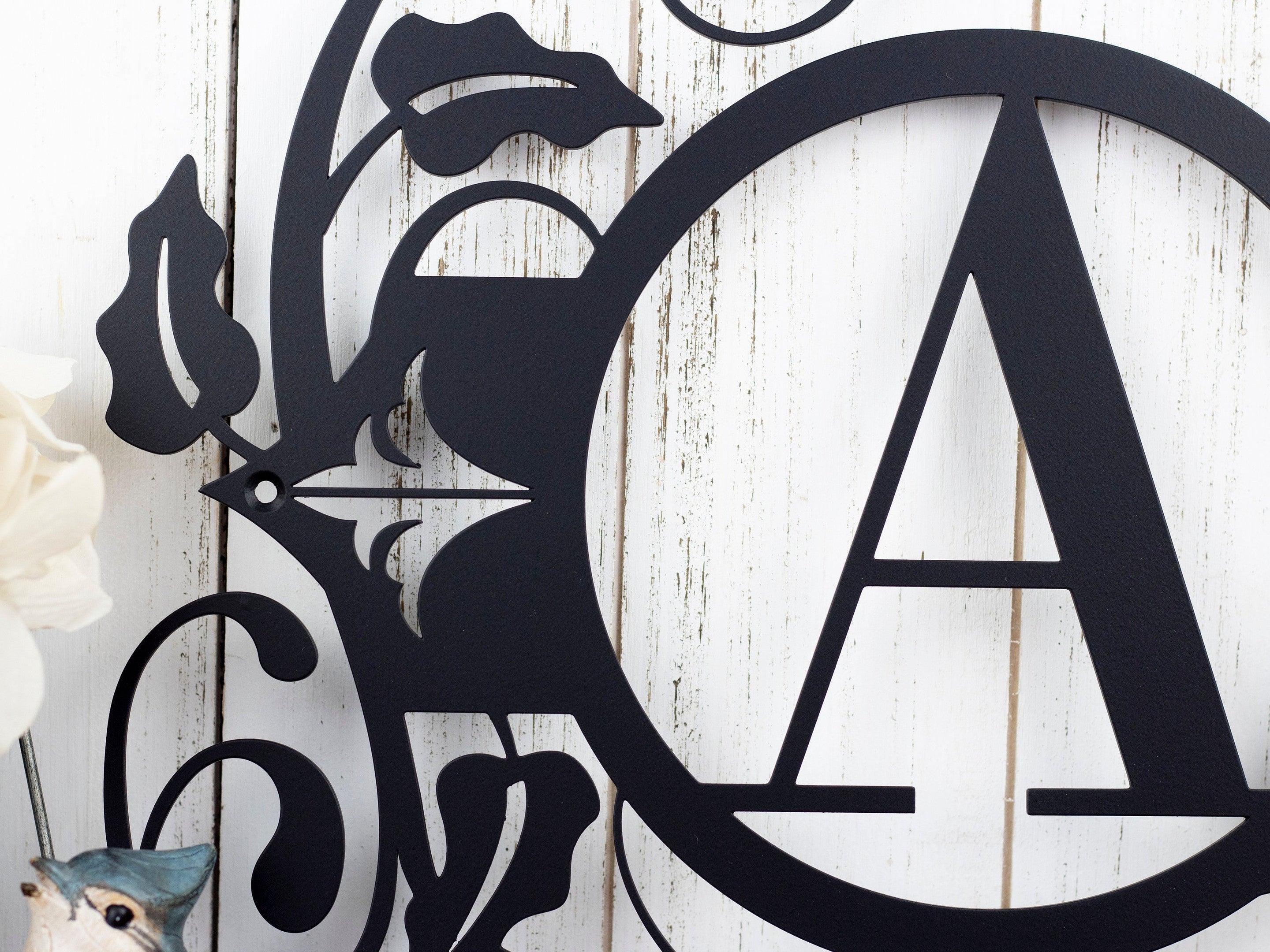 Monogram Metal Wall Art, Custom Sign, Monogrammed Sign, Personalized, Wedding Gift, Custom Monogram, Metal Wall Art, Laser Cut Metal Signs Custom Gift Ideas