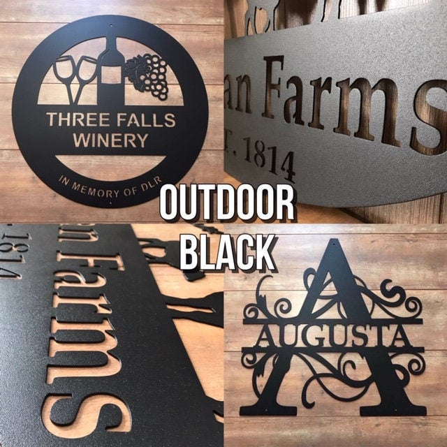 Metal Farm Sign , Barn And Llama, Dog, Ram, And Sheep Personalized Family Name Metal Sign Wedding Gift Personalized Gift, Laser Cut Metal Signs Custom Gift Ideas