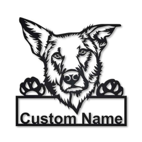 Chinook Dog Personalized Metal Wall Decor, Cut Metal Sign, Metal Wall Art, Metal House Sign, Metal Laser Cut Metal Signs Custom Gift Ideas