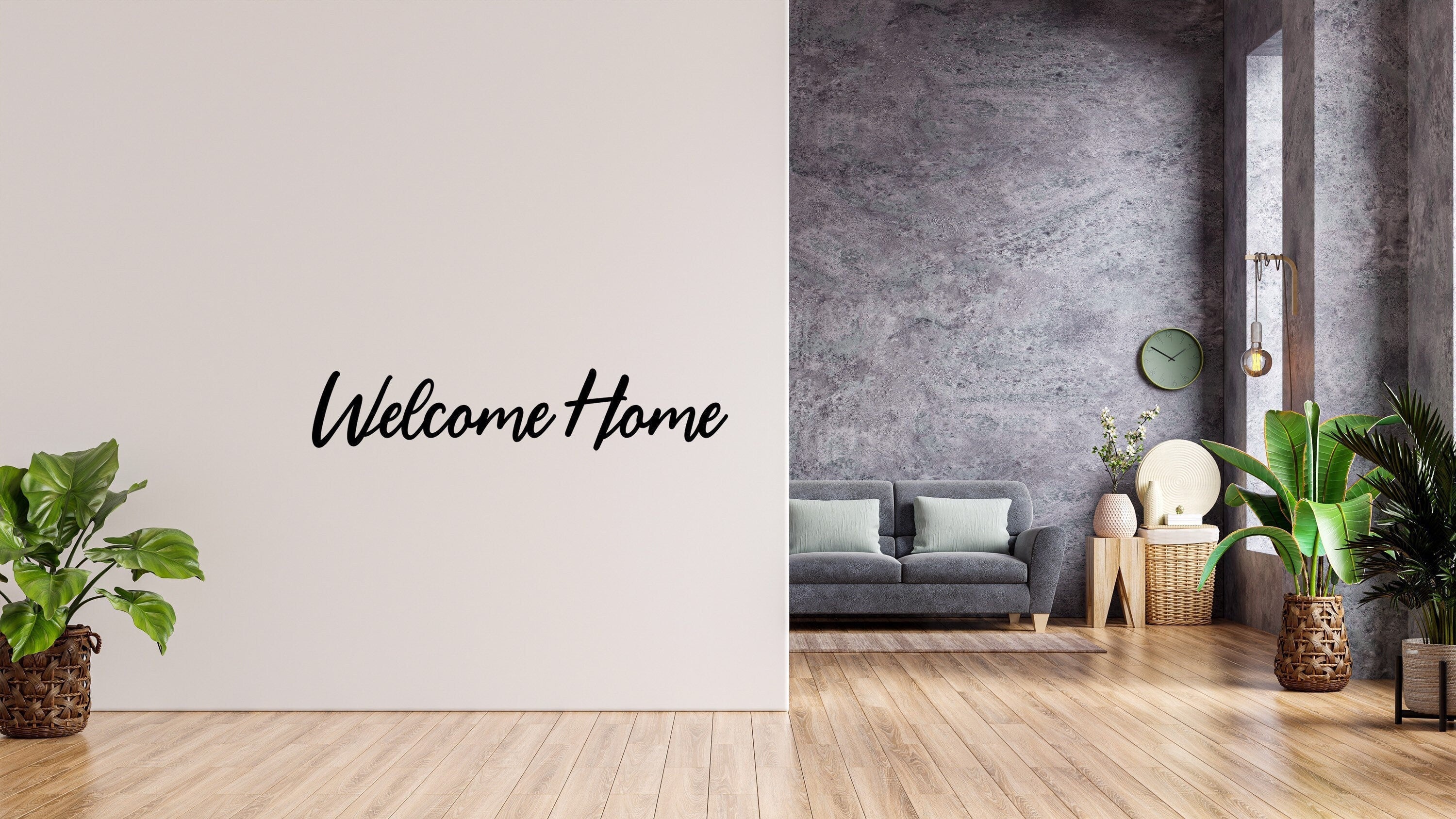 Outdoor Large Welcome Home Sign, Metal Wall Art, Large Metal Wall Decor, Home Entrance Sign, Housewarming Gift, Minimalist Wall Decor, Metal Laser Cut Metal Signs Custom Gift Ideas