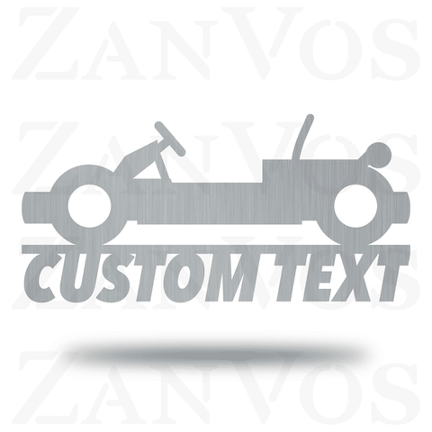 Go Kart Monogram Customized Metal Signs, Custom Metal Sign, Custom Signs, Metal Sign, Metal Laser Cut Metal Signs Custom Gift Ideas