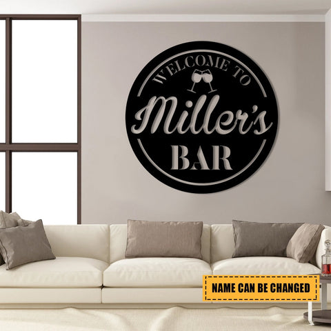 Personalized Wine Liquor Metal Bar Sign, Pub, Lounge, Caf? Wall Decor, Wedding, Anniversary Art Gift For Him/her, Metal Laser Cut Metal Signs Custom Gift Ideas