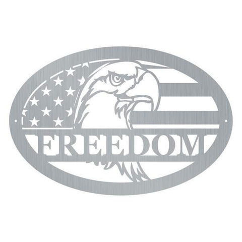 Eagle Freedom Customized Metal Signs, Custom Metal Sign, Custom Signs, Metal Sign, Metal Laser Cut Metal Signs Custom Gift Ideas