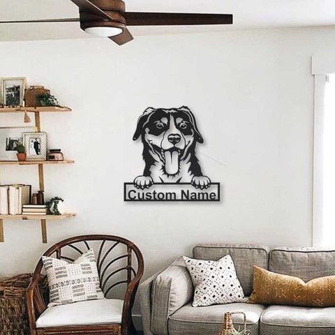 Personalized Entlebucher Mountain Dog Metal Sign Art, Custom Entlebucher Mountain Dog Metal Sign, Dog Gift, Birthday Gift, Animal Funny, Laser Cut Metal Signs Custom Gift Ideas