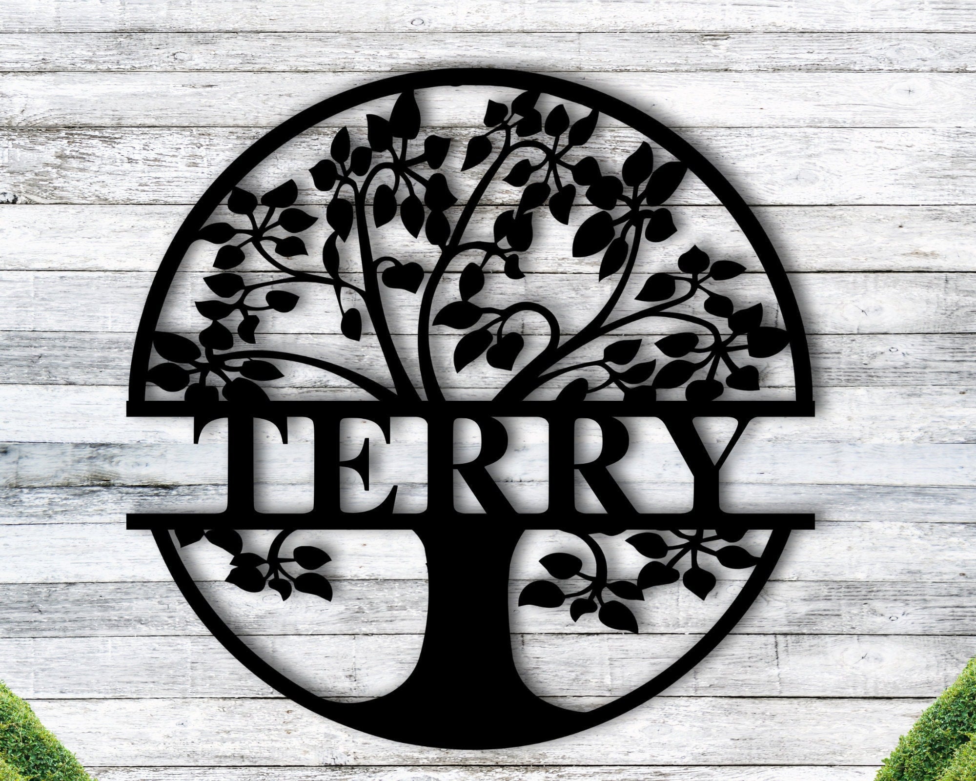 Personalized Tree Of Life Sign, Custom Metal Tree Of Life Sign, Metal Wall Art, Custom Family Name Sign, Personalized Sign For Family, Decor, Laser Cut Metal Signs Custom Gift Ideas