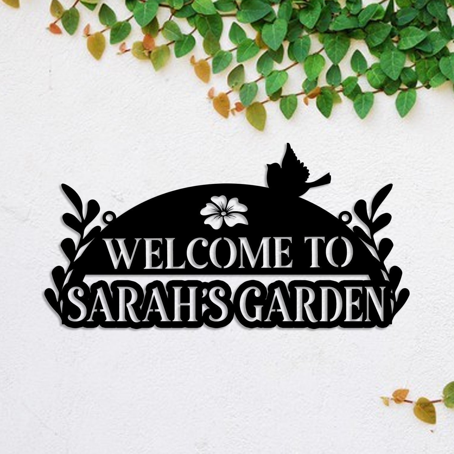 Personalized Metal Garden Sign, Stake, Home Decor, Wedding Art Gift For Her, Gardening Lovers, Metal Laser Cut Metal Signs Custom Gift Ideas