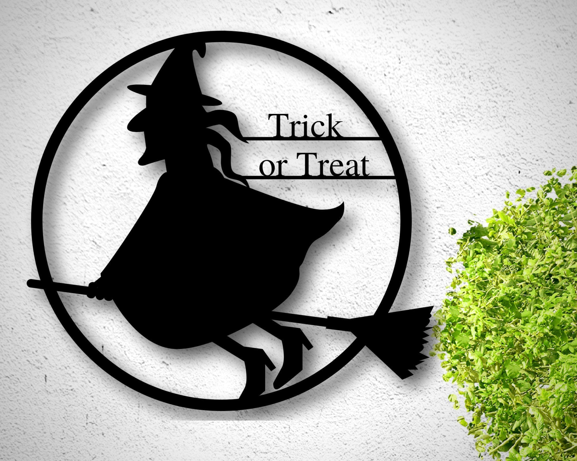 Custom Front Porch Sign Fall, Personalized Halloween Witch, Halloween Decor Outdoor, Metal Family Name Sign, Last Name Sign,metal Wall Art, Laser Cut Metal Signs Custom Gift Ideas
