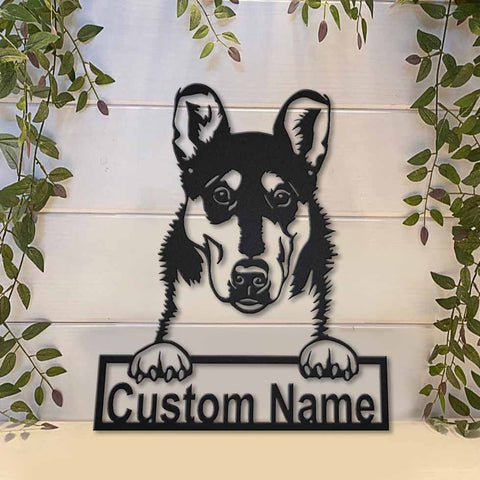 Personalized Smooth Collie Dog Metal Sign Art, Custom Smooth Collie Dog Metal Sign, Boxer Dog Funny, Dog Gift, Animal Custom, Laser Cut Metal Signs Custom Gift Ideas