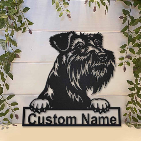 Personalized Tsverkshnautser Dog Metal Sign Art, Custom Tsverkshnautser Dog Metal Sign, Dog Gift, Birthday Gift, Animal Funny, Laser Cut Metal Signs Custom Gift Ideas