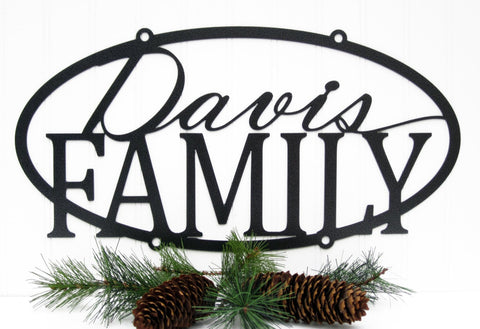 Custom Metal Outdoor Name Sign Silver, Personalized Wedding Gift, Family Name Signs,outdoor Sign, House Sign, Name, Laser Cut Metal Signs Custom Gift Ideas