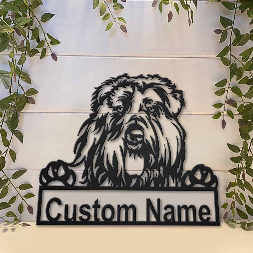 Personalized Bouvier Des Flandres Dog Metal Sign Art, Custom Bouvier Des Flandres Metal Sign, Boxer Dog Funny, Dog Gift, Animal Custom, Laser Cut Metal Signs Custom Gift Ideas