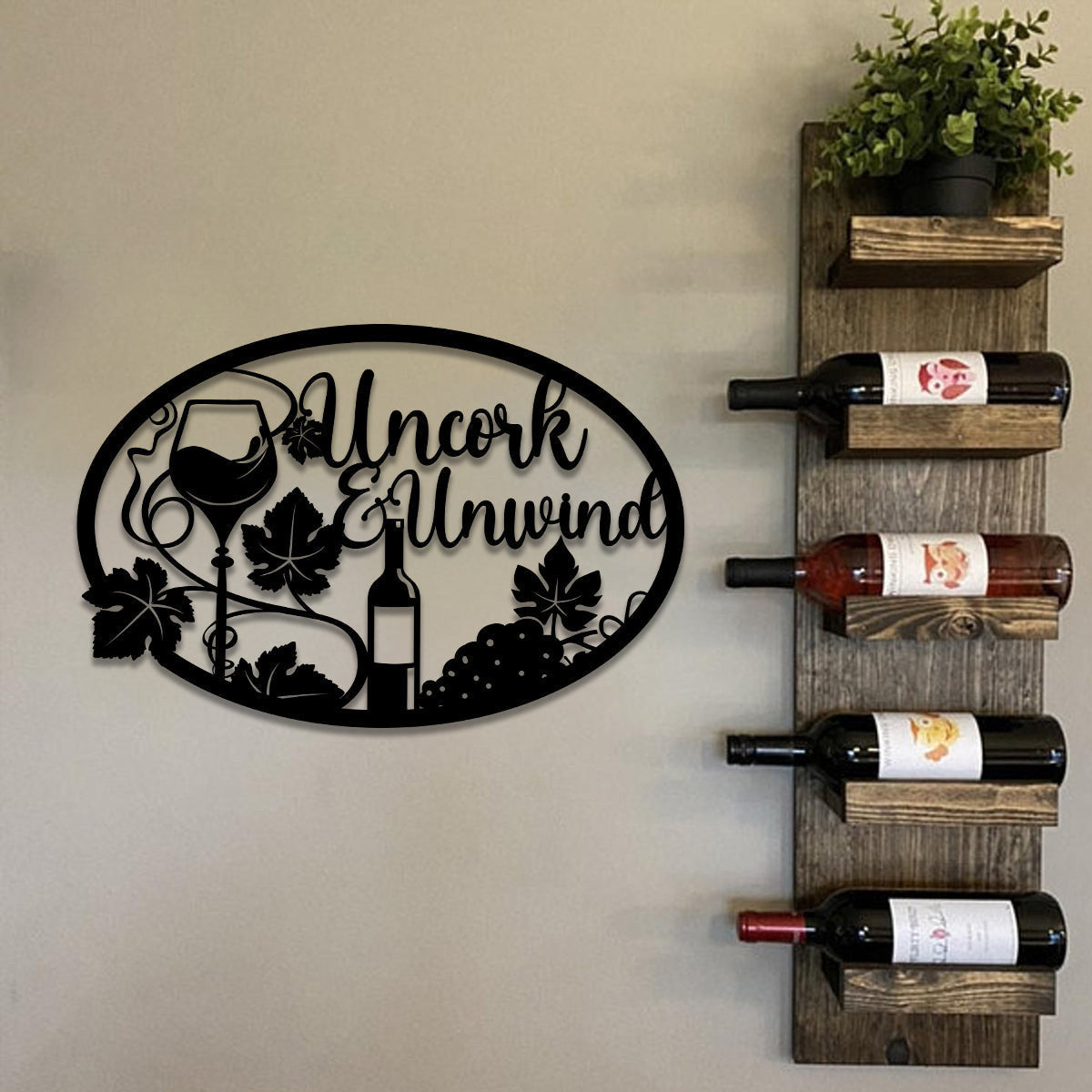 Grape Cellar Wine Metal Bar Sign, Custom Pub, Tap, Lounge, Caf?, Home Wall Decor, Wedding, Anniversary Art, Metal Laser Cut Metal Signs Custom Gift Ideas