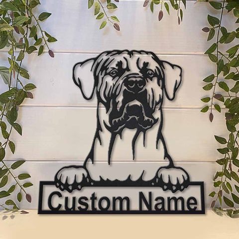Personalized Tosa Inu Dog Metal Sign Art, Custom Tosa Inu Dog Metal Sign, Dog Gift, Birthday Gift, Animal Funny, Laser Cut Metal Signs Custom Gift Ideas