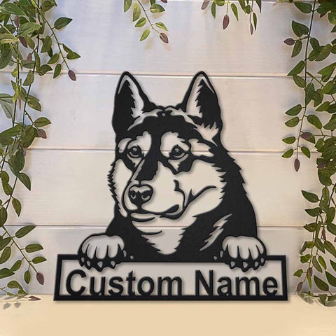 Personalized West Siberian Laika Dog Metal Sign Art, Custom West Siberian Laika Dog Metal Sign, Dog Gift, Birthday Gift, Animal Funny, Laser Cut Metal Signs Custom Gift Ideas