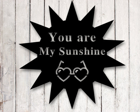 Beach House Sign You Are My Sunshine Sign Custom Metal Sign Gift For Her Gift For Her Heart Sign Beach Sign Custom Date Gift Decorations