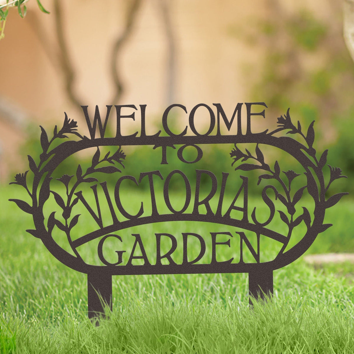 Gift For Gardener Personalized Metal Sign Decorations