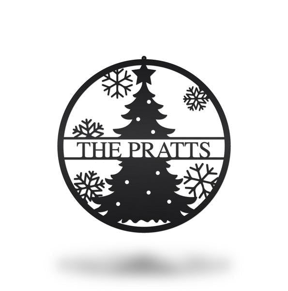 Christmas Tree Sign Metal Cut Metal Sign Metal House Sign Decorations
