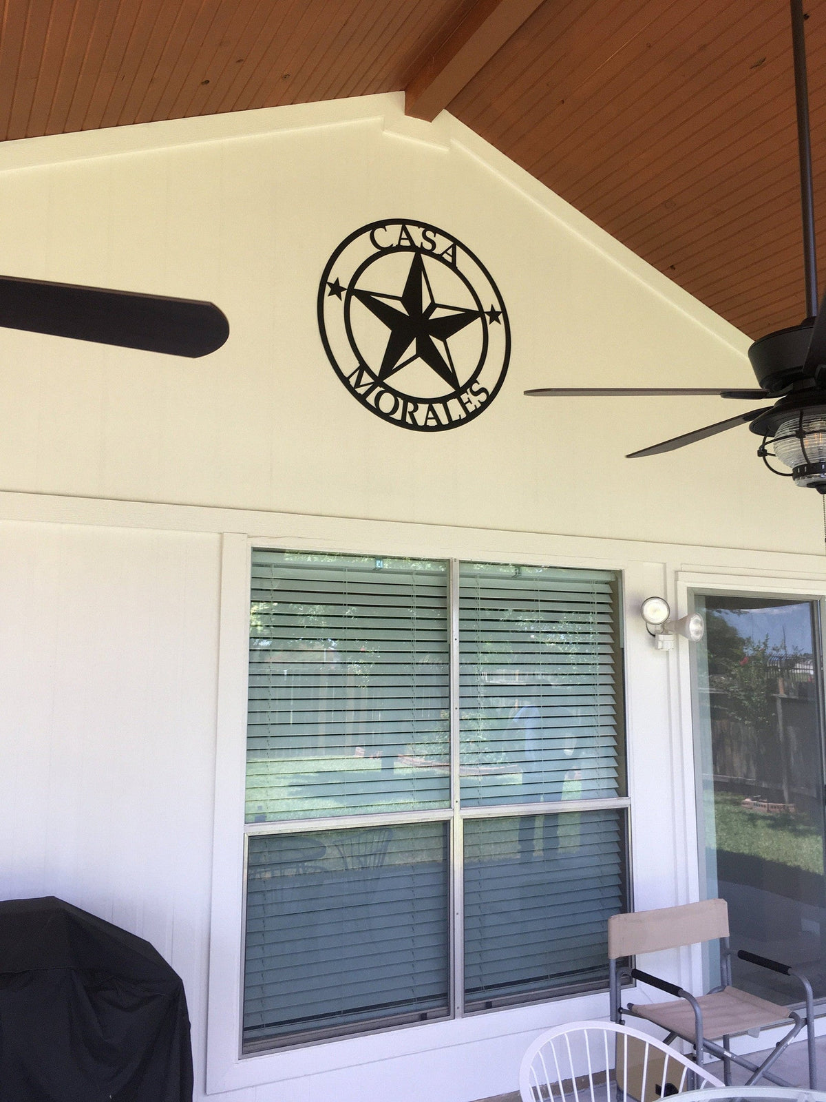 Texas Star Monogram Cut Metal Sign Wall Decor Metal Sign Metal Art Decorations