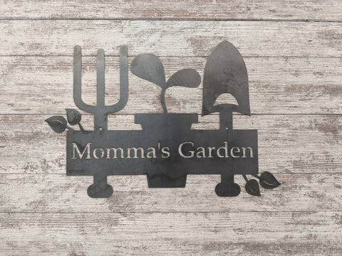 Personalized Garden Sign Garden Name Sign Custom Metal Sign Mother's Day Gift Birthday Gift For Mom Decorations