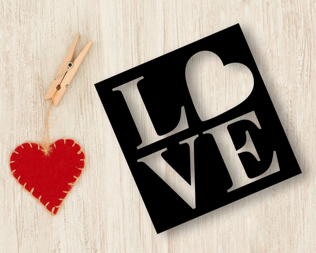 Love Sign Love Love Wall Decor Metal Love Sign Valentine's Day Gift Mother's Day Gift Wedding Gift Anniversary Gift Decorations