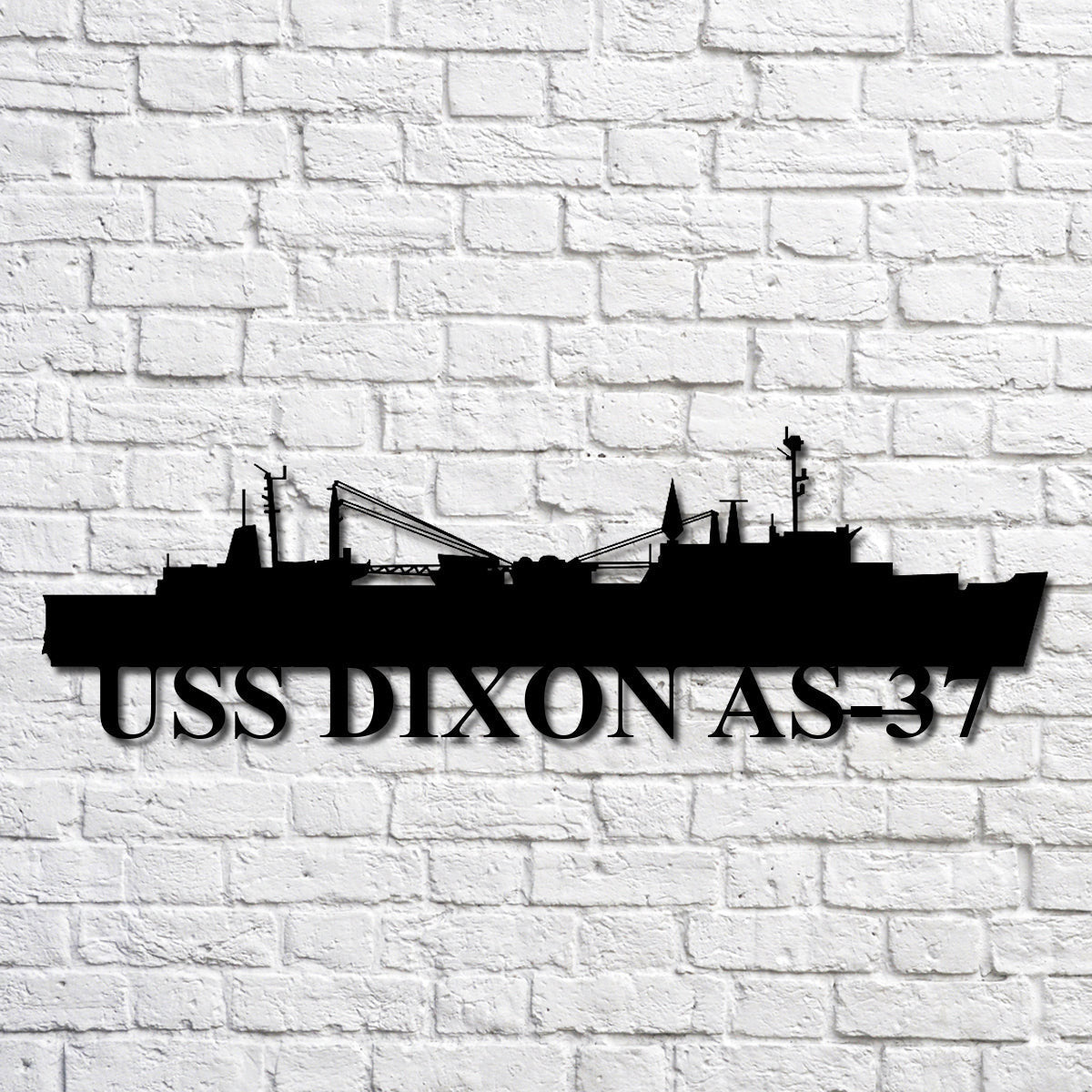 Aeticon PrintPrint Uss Dixon As37 Navy Ship Metal Art, Custom Us Navy Ship Cut Metal Sign, Gift For Navy Veteran, Navy Ships Silhouette Metal Art, Navy Home Decor Laser Cut Metal Signs Custom Gift Ideas